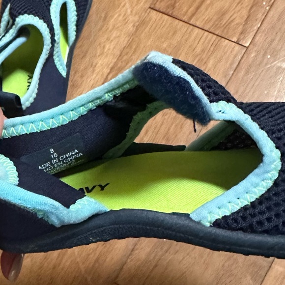 Boys Navy Blue Water Shoes - Picture 4 of 5